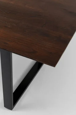 Matbord Symphony - Massivt Mörkt Trä/Svart, 160x80cm - KARE Design