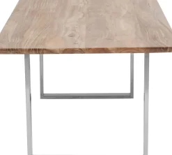 Matbord Symphony - Massivt Trä/Krom, 180x90cm - KARE Design