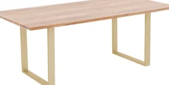 Matbord Symphony - Massivt Trä/Mässing, 180x90cm - KARE Design