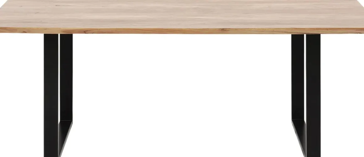 Matbord Symphony - Massivt Trä/Svart, 180x90cm - KARE Design