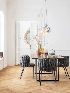 Matbord Symphony - Massivt Trä/Svart, 160x80cm - KARE Design