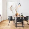 Matbord Symphony - Massivt Trä/Svart, 200x100cm - KARE Design