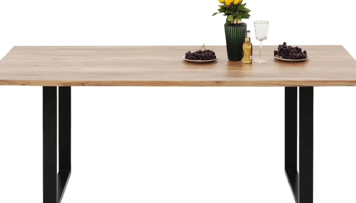 Matbord Symphony - Massivt Trä/Svart, 200x100cm - KARE Design