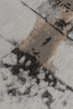 Matta Abstract Line - Grå/Beige, 300x200cm - KARE Design