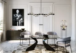 Matta Cosmo Grå Läder, 300x200cm - KARE Design