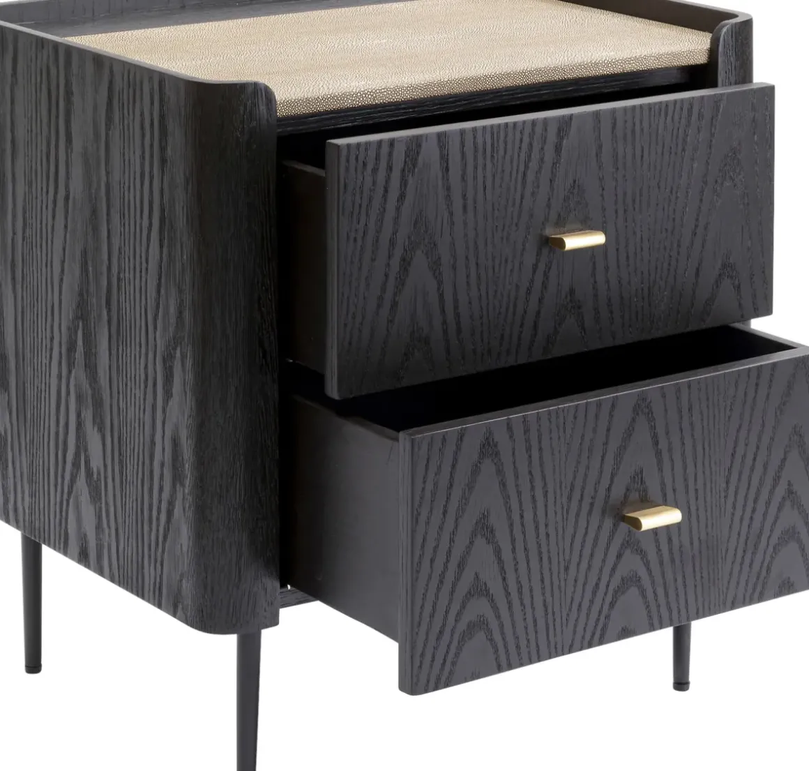 Milano Sängbord - Liten Byrå 2 Lådor - KARE Design