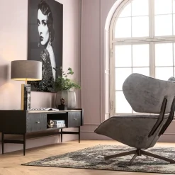 Milano TV-Bänk - Mörkt Trä, 55x200cm - KARE Design