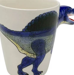 Mugg Funny Animal Dino - Dinosaurie, Blå, 11cm - KARE Design