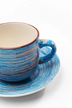 Mugg Swirl Blå (2 delar) - KARE Design