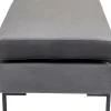 Pall - Fotpall Gianni - Grå sammet - KARE Design