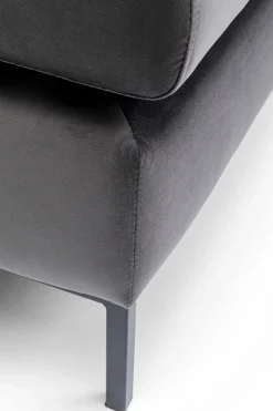 Pall - Fotpall Gianni - Grå sammet - KARE Design