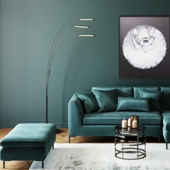 Pall - Fotpall Gianni - Mörkgrön sammet - KARE Design