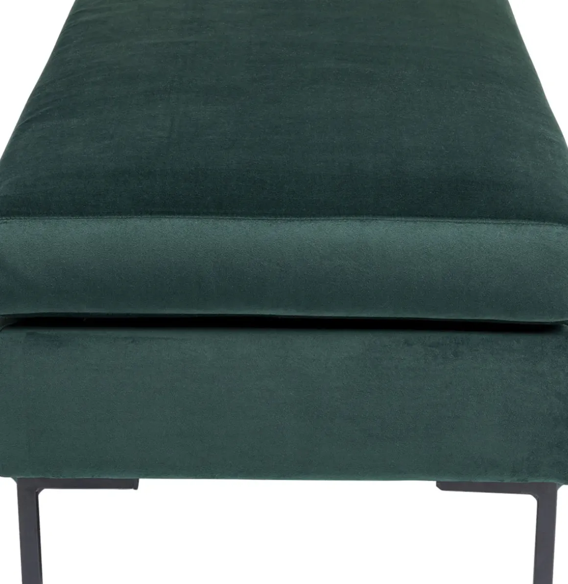 Pall - Fotpall Gianni - Mörkgrön sammet - KARE Design