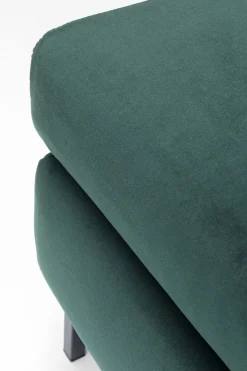 Pall - Fotpall Gianni - Mörkgrön sammet - KARE Design