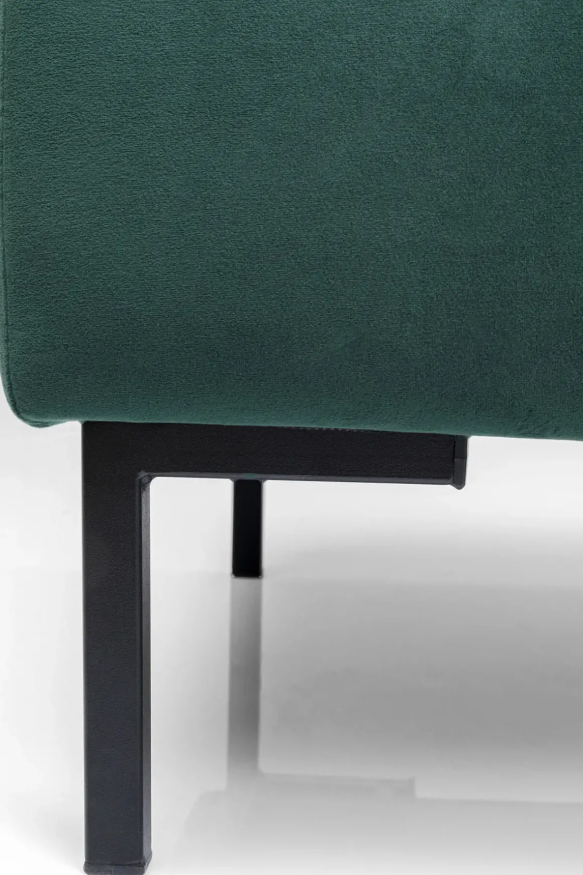 Pall - Fotpall Gianni - Mörkgrön sammet - KARE Design