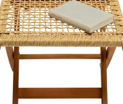 Pall Liz Natur - ihopfällbar Trädgårdspall - KARE Design