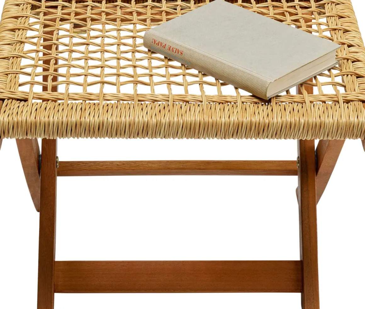 Pall Liz Natur - ihopfällbar Trädgårdspall - KARE Design