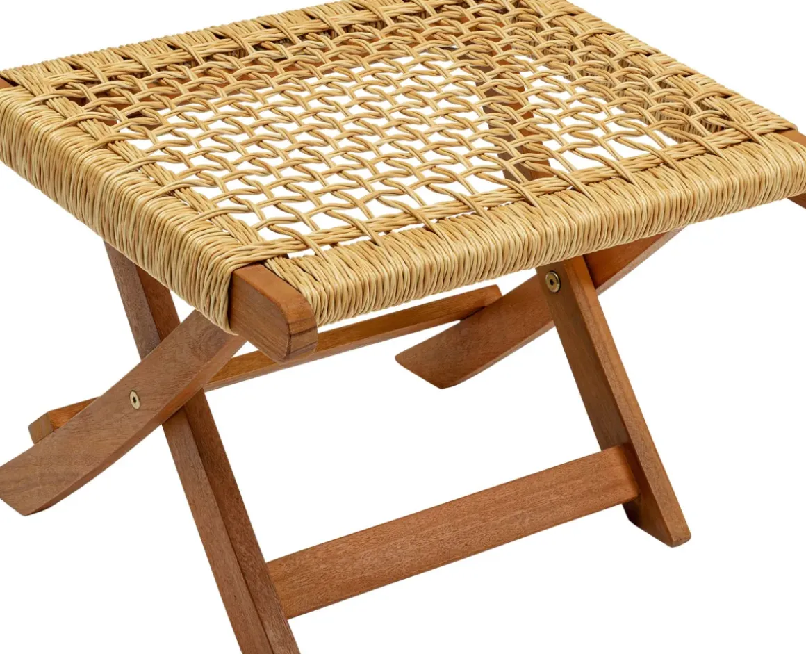 Pall Liz Natur - ihopfällbar Trädgårdspall - KARE Design