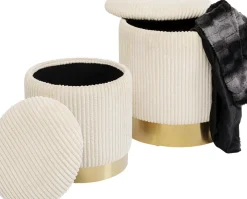 Pall Plush - Sittpuff med förvaring, 2-set - KARE Design