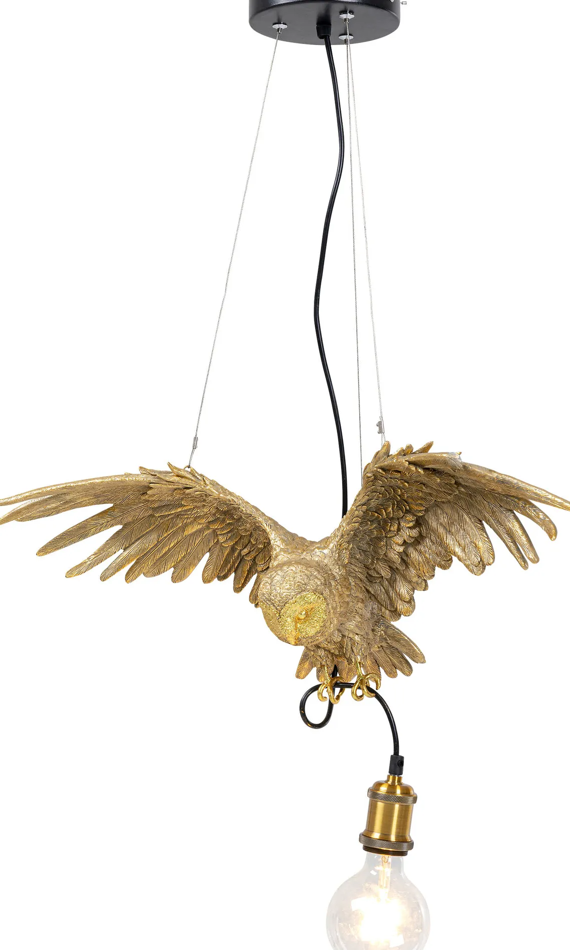 Pendel Animal Owl - Taklampa med Uggla i Guld - KARE Design