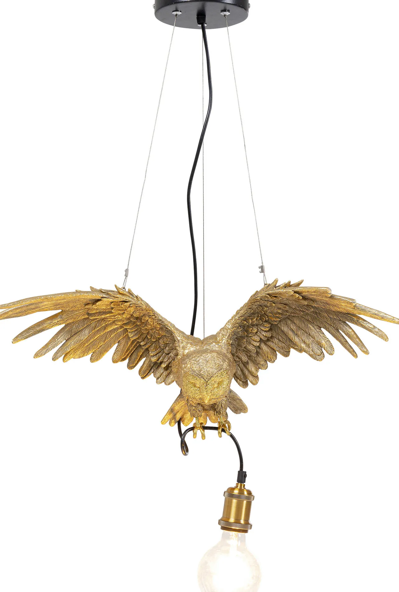 Pendel Animal Owl - Taklampa med Uggla i Guld - KARE Design