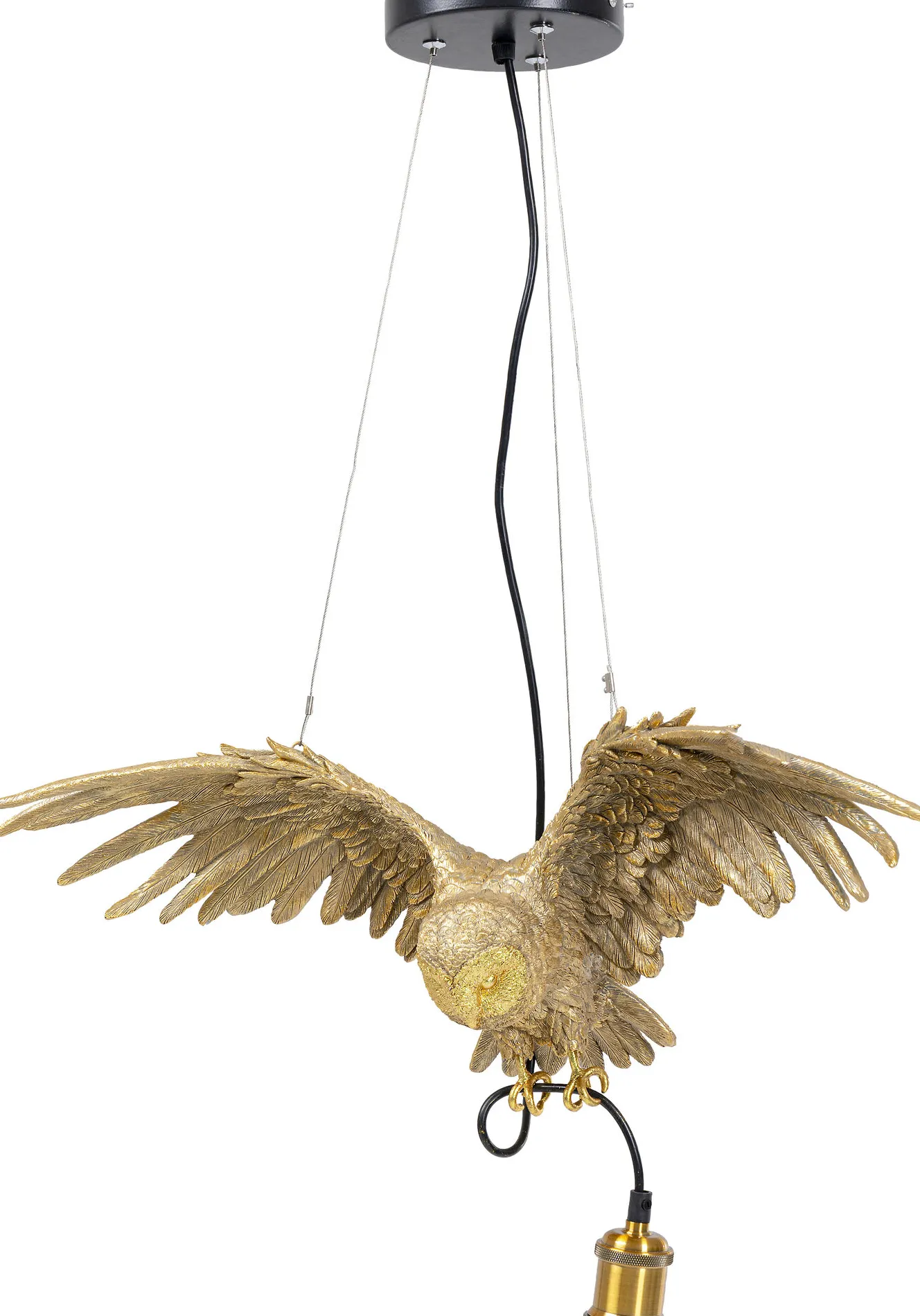 Pendel Animal Owl - Taklampa med Uggla i Guld - KARE Design
