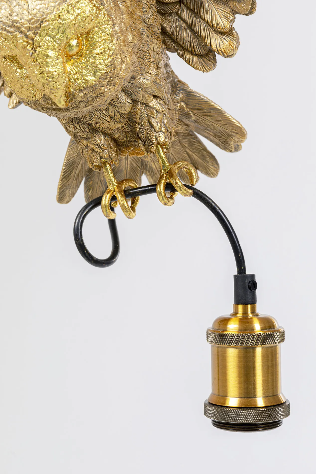 Pendel Animal Owl - Taklampa med Uggla i Guld - KARE Design