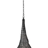 Pendel Cocoon Svart - Taklampa av nät, Ø89cm - KARE Design