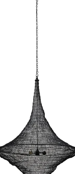 Pendel Cocoon Svart - Taklampa av nät, Ø89cm - KARE Design