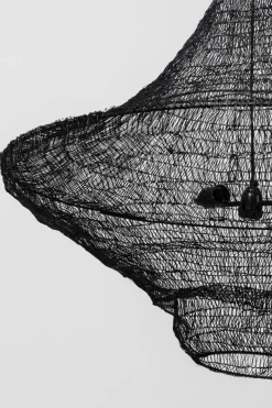Pendel Cocoon Svart - Taklampa av nät, Ø89cm - KARE Design