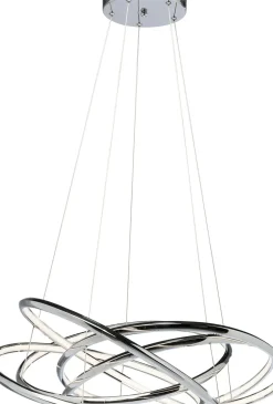 Pendellampa Saturn LED Chrome Big - KARE Design