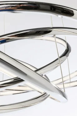 Pendellampa Saturn LED Chrome Big - KARE Design