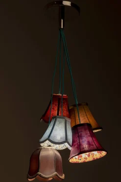 Pendel Saloon Flowers - Taklampa, 5 Skärmar - KARE Design