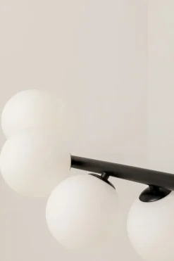 Pendel Scala Balls - Taklampa Svart/Milky 150cm - KARE Design