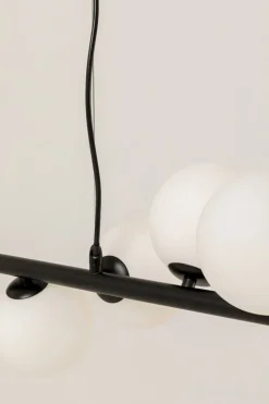 Pendel Scala Balls - Taklampa Svart/Milky 150cm - KARE Design