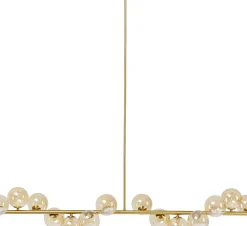 Pendel Scala Klot - Taklampa Mässing/Glas 150 cm - KARE Design