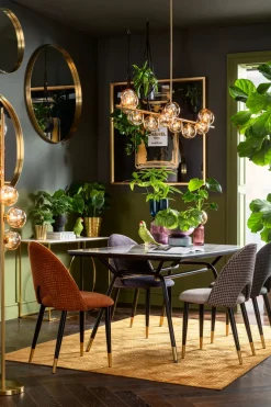 Pendel Scala Klot - Taklampa Mässing/Glas 150 cm - KARE Design