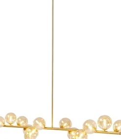 Pendel Scala Klot - Taklampa Mässing/Glas 150 cm - KARE Design