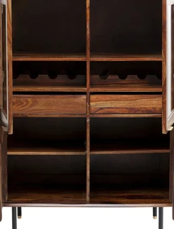 Ravello Vitrinskåp - Massivt Trä, 140x100cm - KARE Design