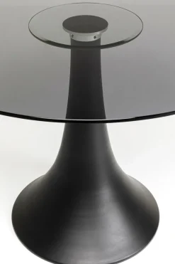Runt Bord Grande Possibilita - Svart glas/Svart Ø110cm - KARE Design