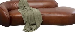 Schäslong Wonder Brunt Läder, 252cm - KARE Design