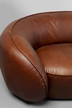Schäslong Wonder Brunt Läder, 252cm - KARE Design