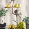 Serveringsfat Flamingo - Högt Fat, Silver - KARE Design