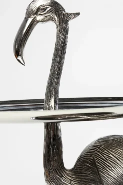 Serveringsfat Flamingo - Högt Fat, Silver - KARE Design