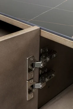 Sideboard Cesaro Ask, 3 Dörrar, 75x160cm - KARE Design