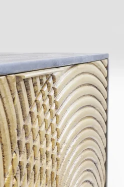 Sideboard Circulo - Guld/Svart 3 Dörrar, 80x160cm - KARE Design