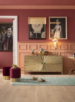 Sideboard Illumino - Guld 2 Dörrar, 80x160cm - KARE Design