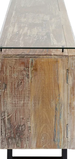 Sideboard Kalif - Trä Antik Patina 2 Dörrar/2 Lådor, 70x160cm - KARE Design