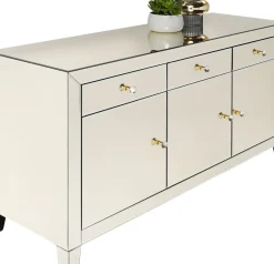 Sideboard Luxury - Champagnefärgat Spegelglas 3 Dörrar/3 Lådor, 77x140,5cm - KARE Design