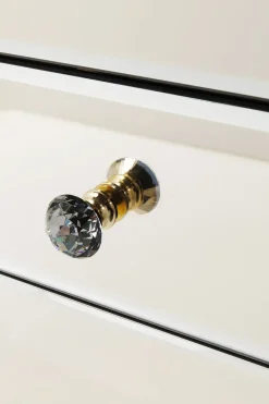Sideboard Luxury - Champagnefärgat Spegelglas 3 Dörrar/3 Lådor, 77x140,5cm - KARE Design